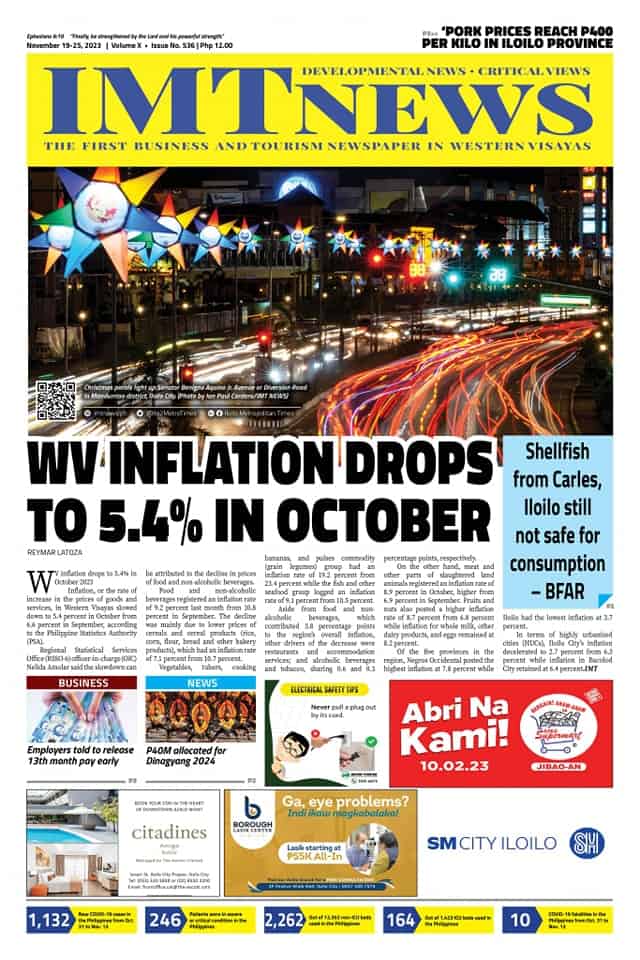 THIS WEEK'S FRONT PAGE (November 19-25, 2023)