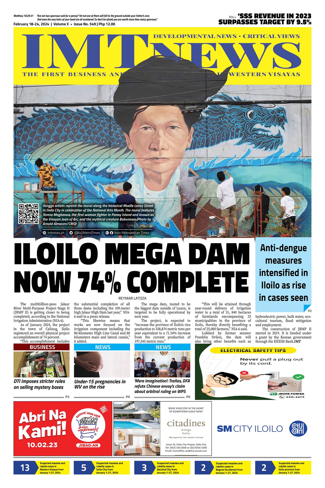 THIS WEEK'S FRONT PAGE (February 18-24, 2023)