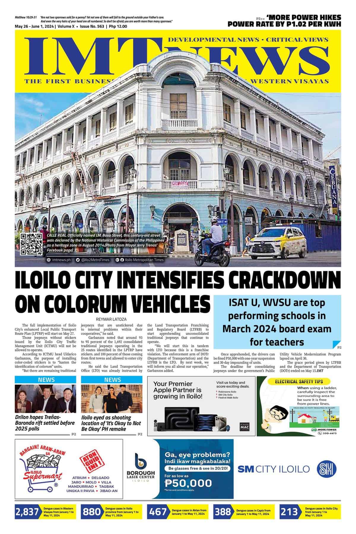 THIS WEEK'S FRONT PAGE (May 26 - June 1, 2024)
