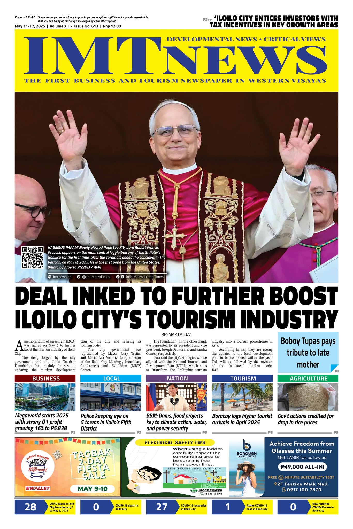 THIS WEEK'S FRONT PAGE (May 11-17, 2025)