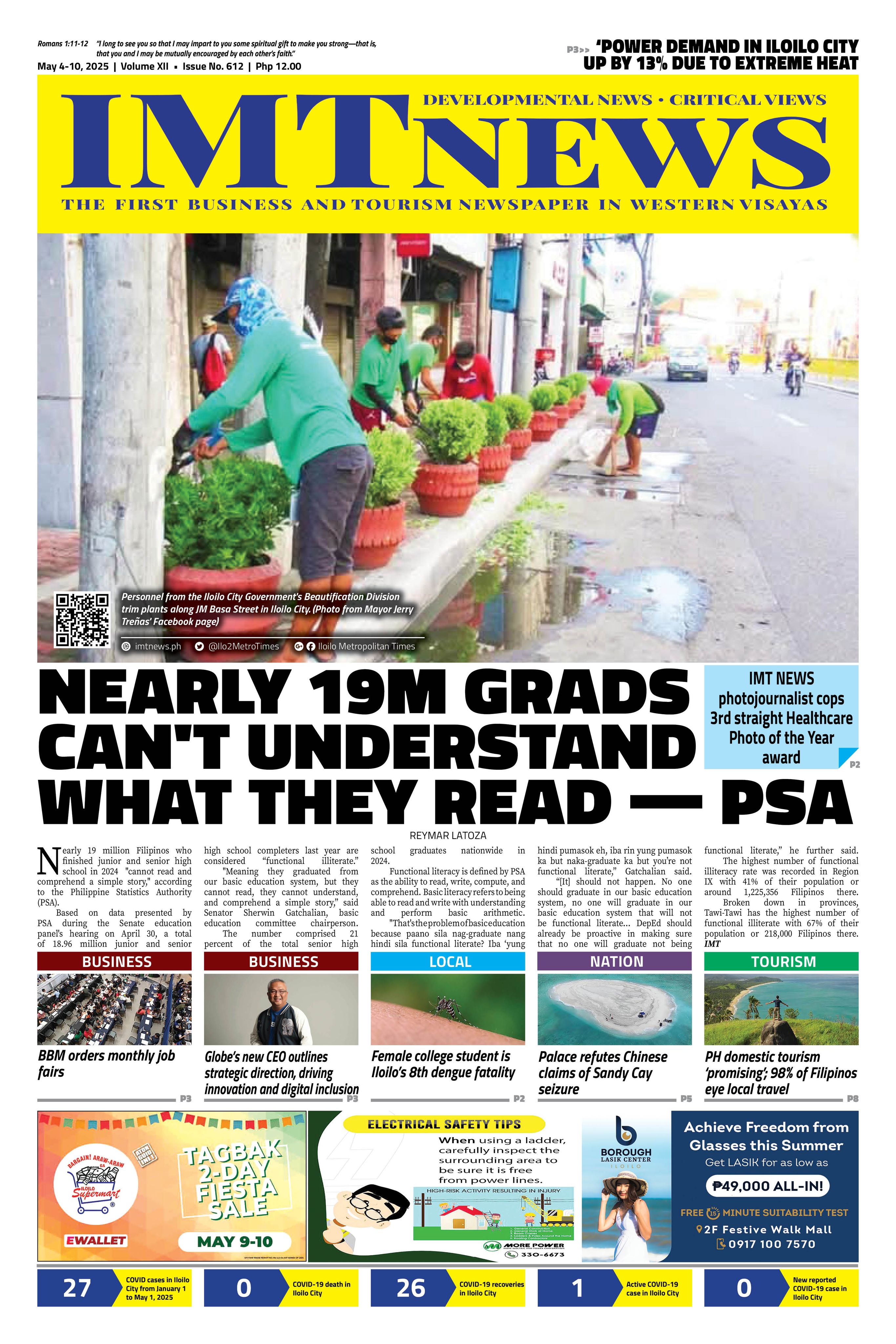 THIS WEEK'S FRONT PAGE (May 4-10, 2025)