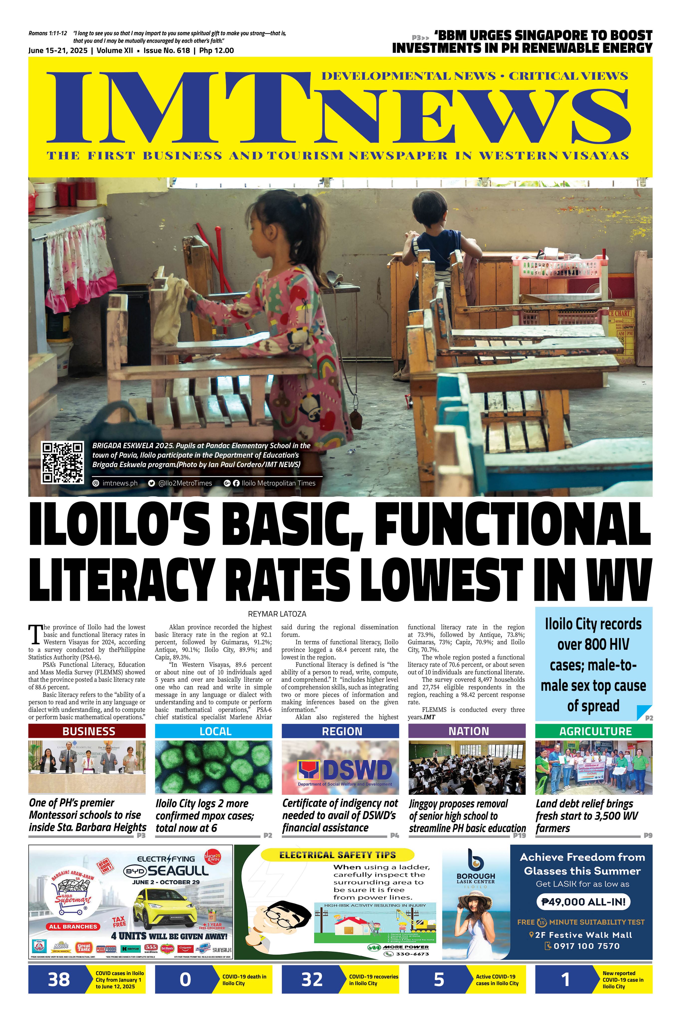 THIS WEEK'S FRONT PAGE (June 15-21, 2025)