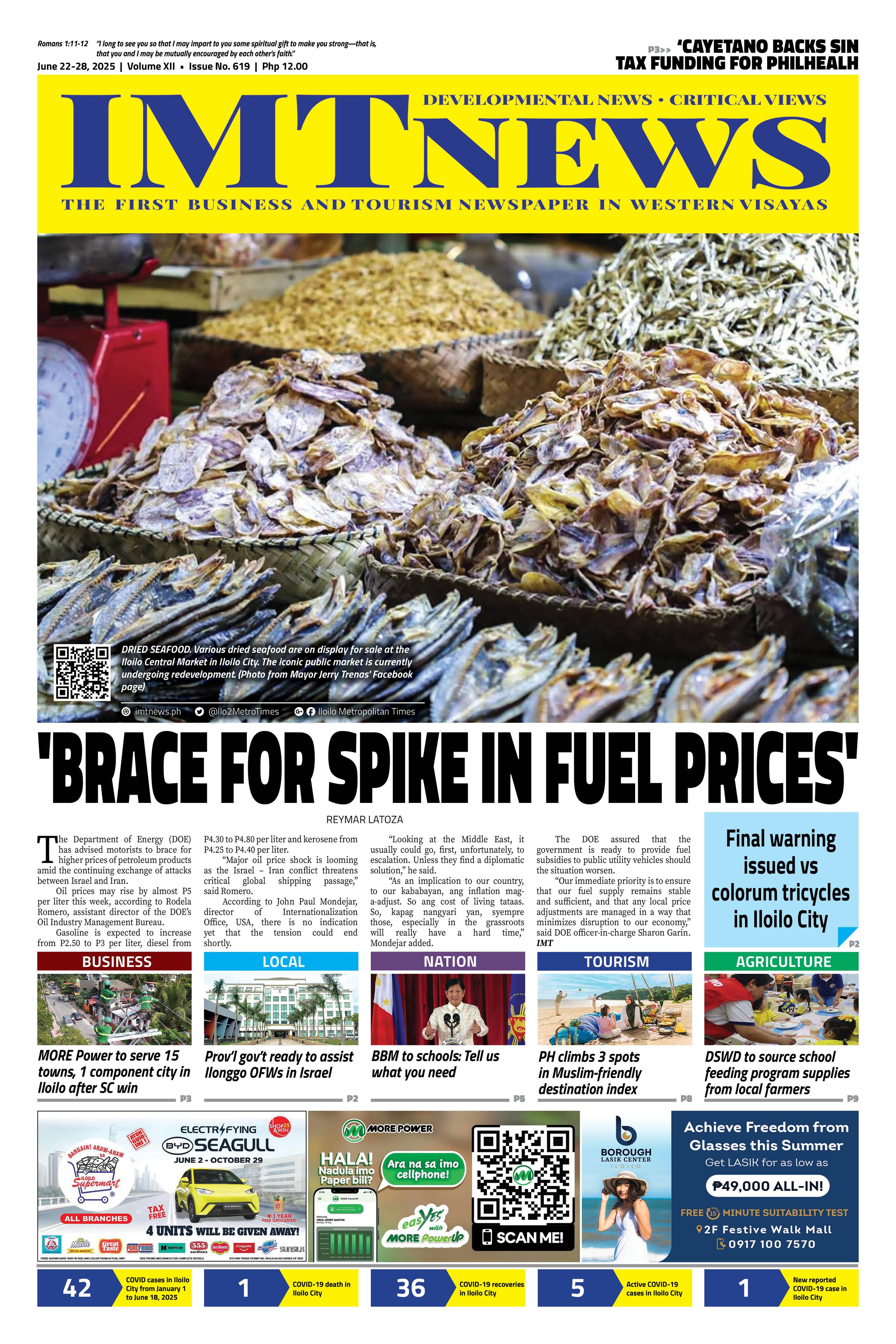 THIS WEEK'S FRONT PAGE (June 22-28, 2025)
