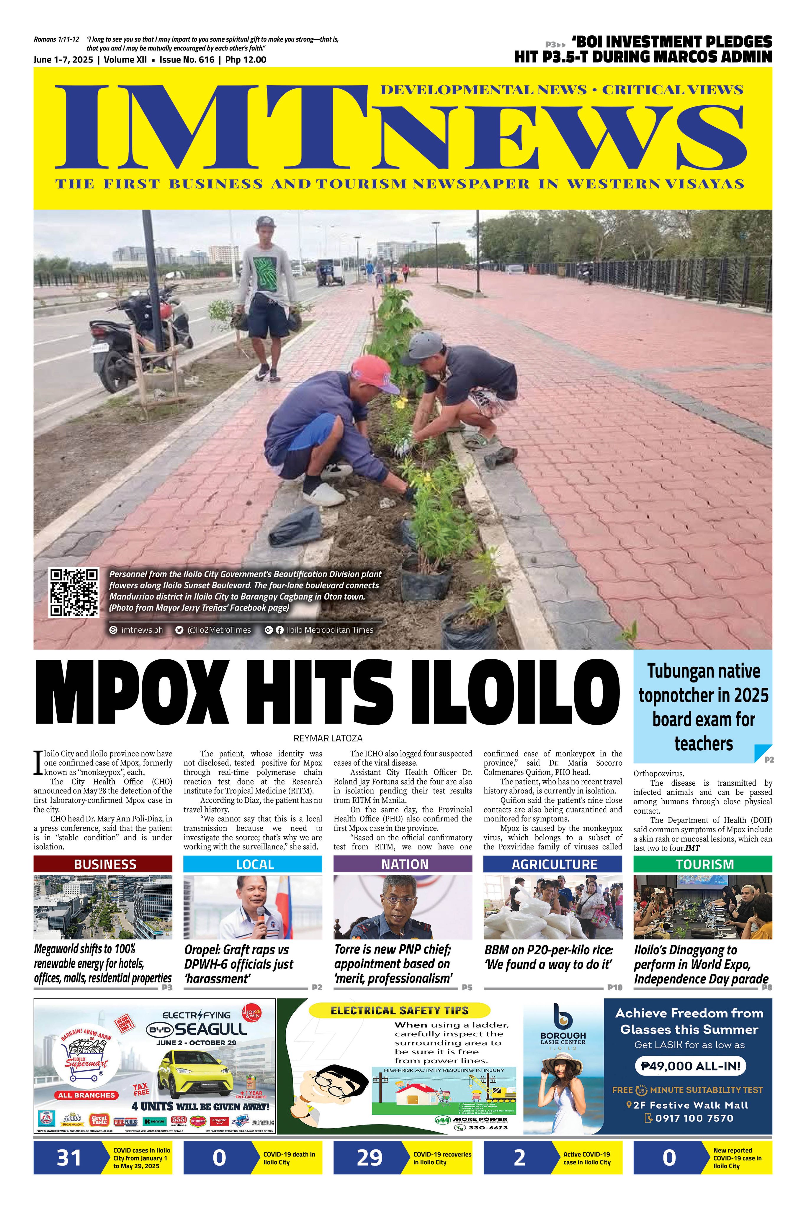 THIS WEEK'S FRONT PAGE (June 1-7, 2025)