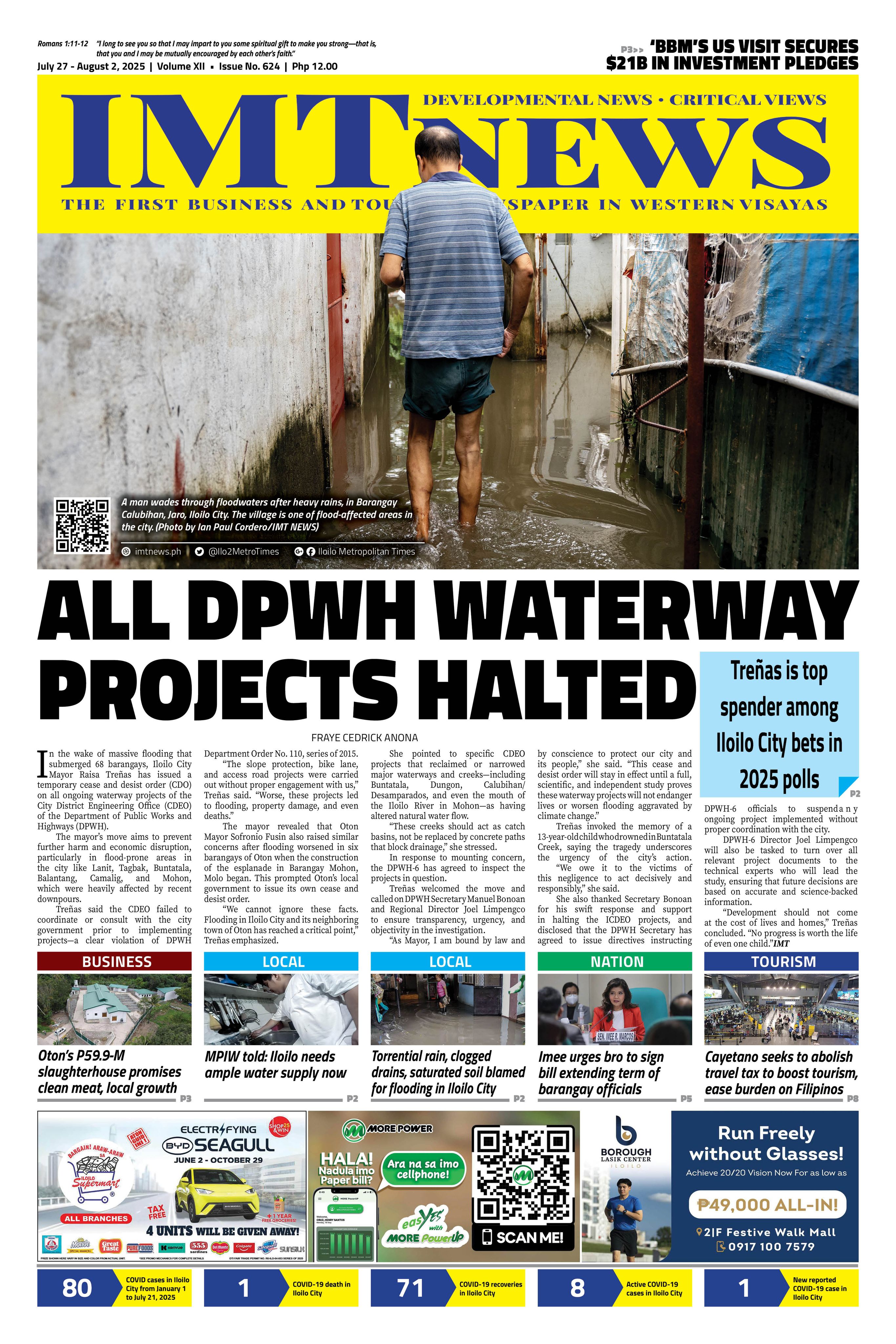 THIS WEEK'S FRONT PAGE (July 27-August 2, 2025)