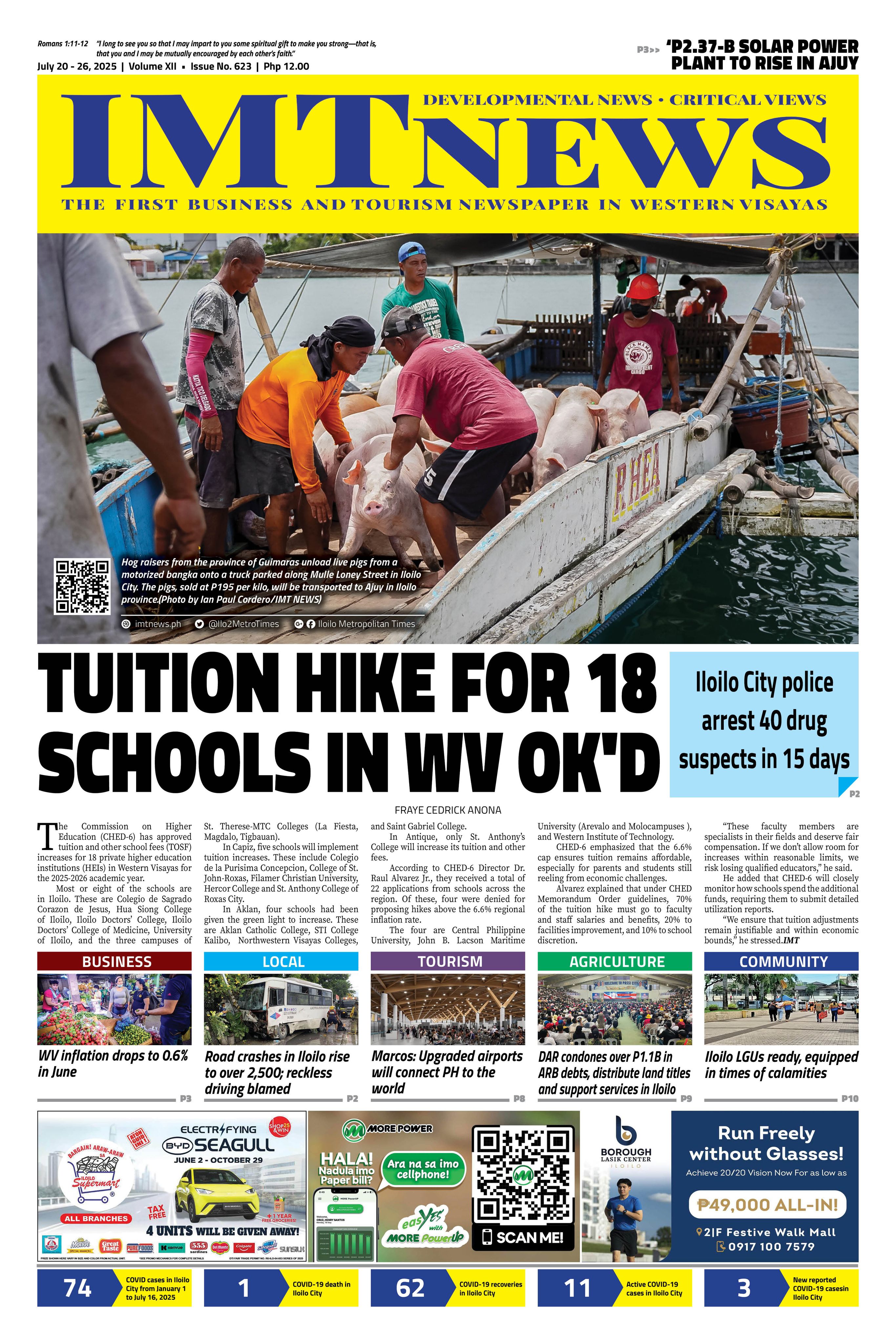 THIS WEEK'S FRONT PAGE (July 20-26, 2025)