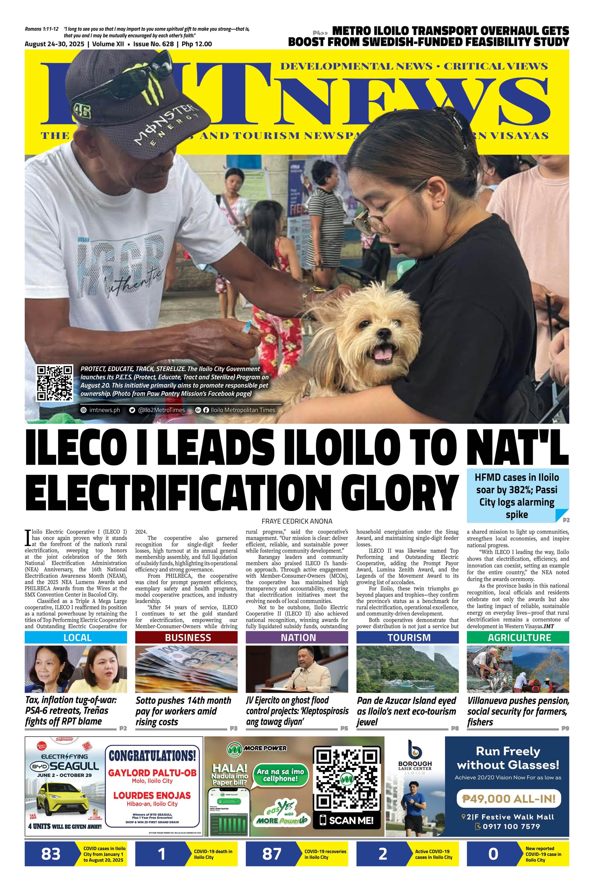 THIS WEEK'S FRONT PAGE (August 24-30, 2025)