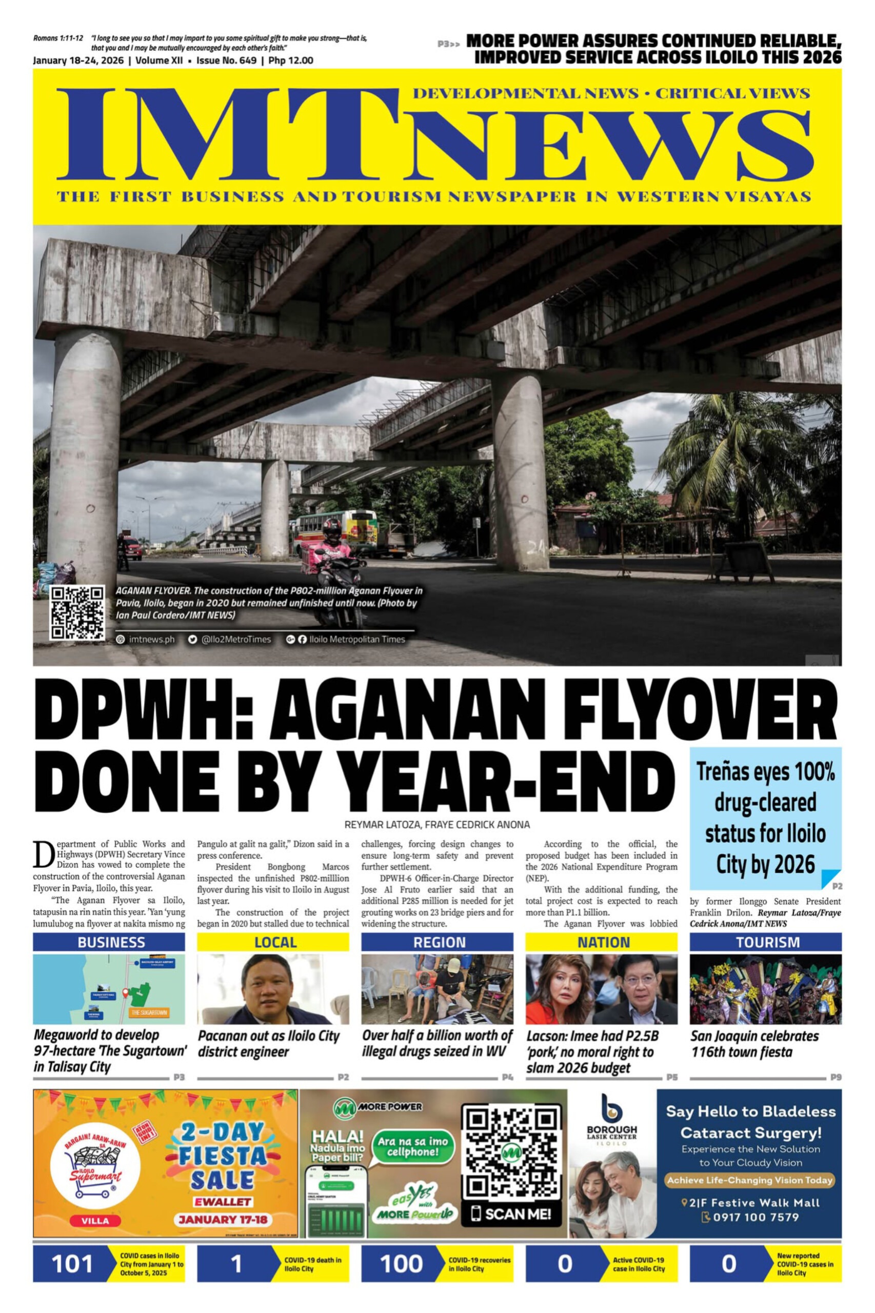 THIS WEEK'S FRONT PAGE (January 18-24, 2026)