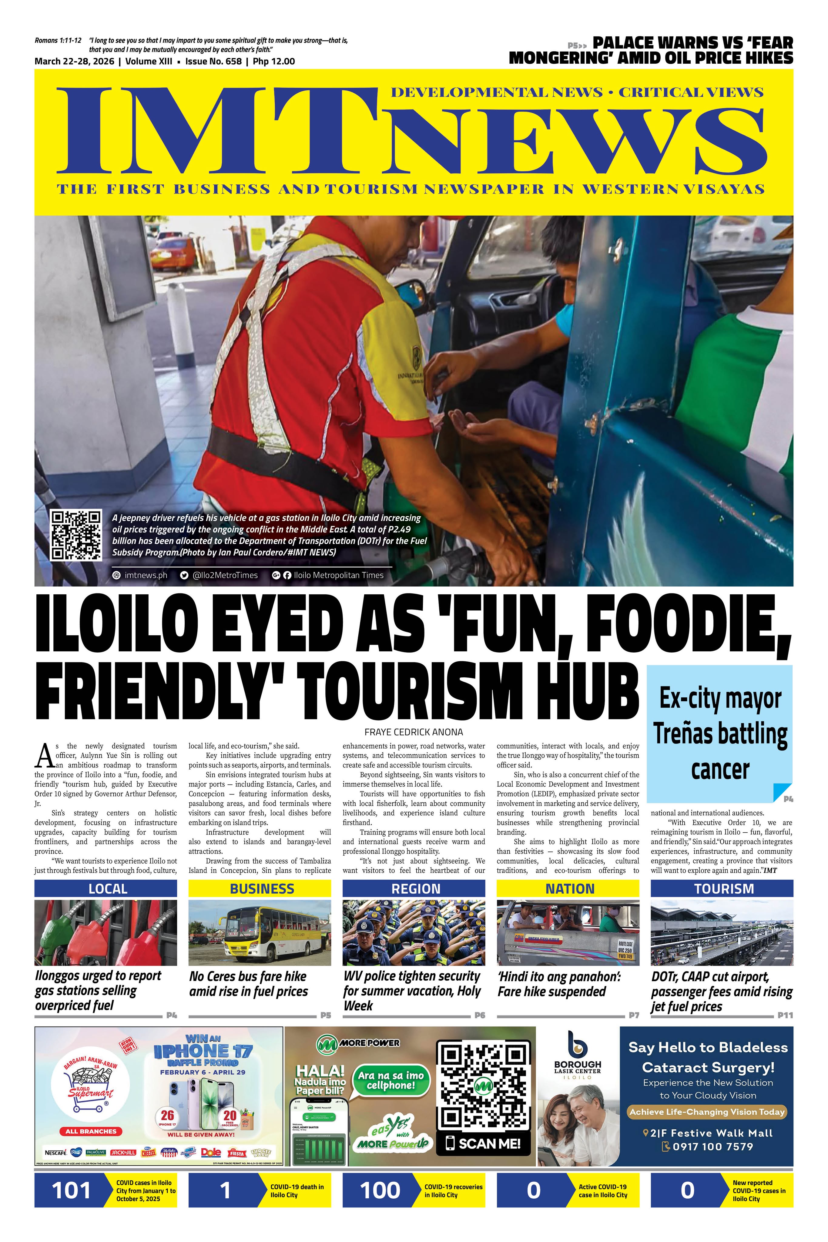 THIS WEEK'S FRONT PAGE (March 22-28, 2026)