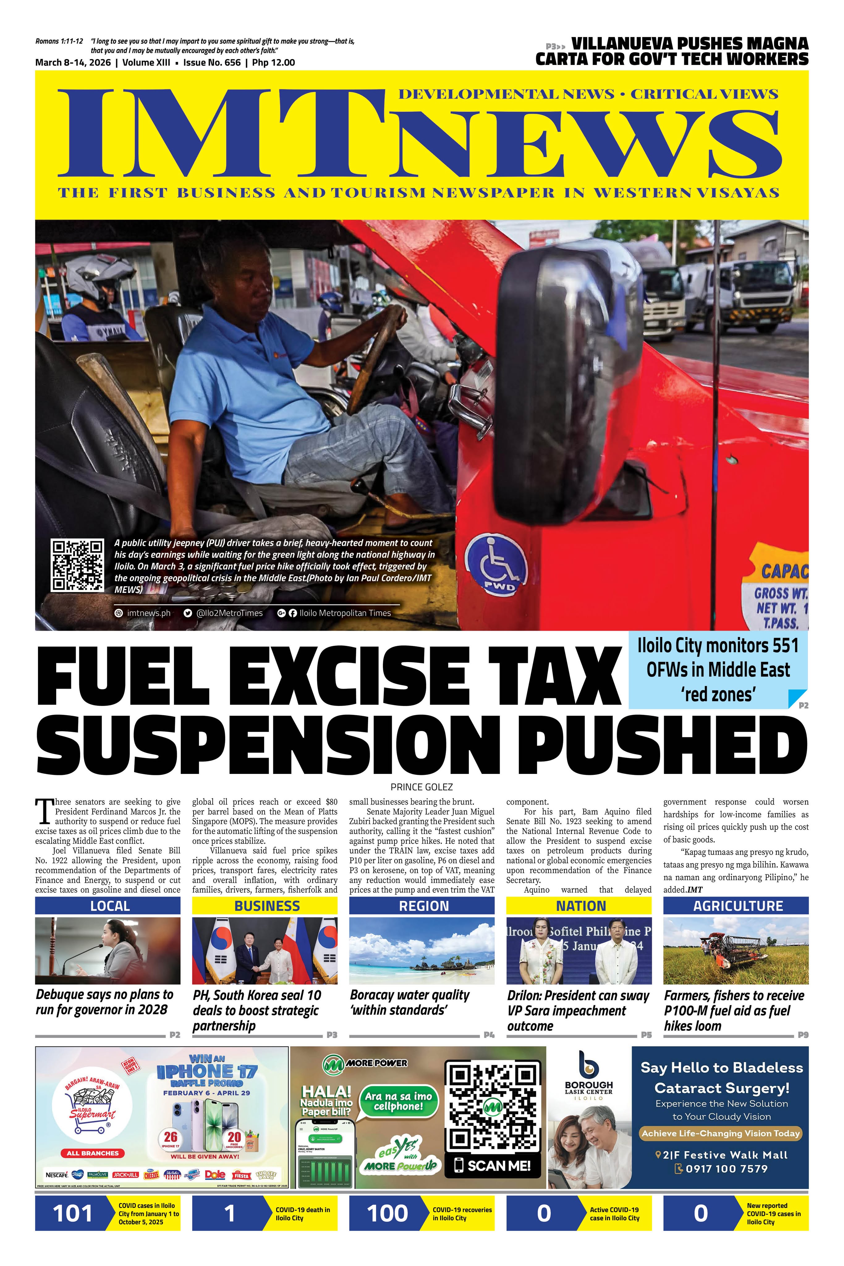 THIS WEEK'S FRONT PAGE (MARCH 8-14, 2026)