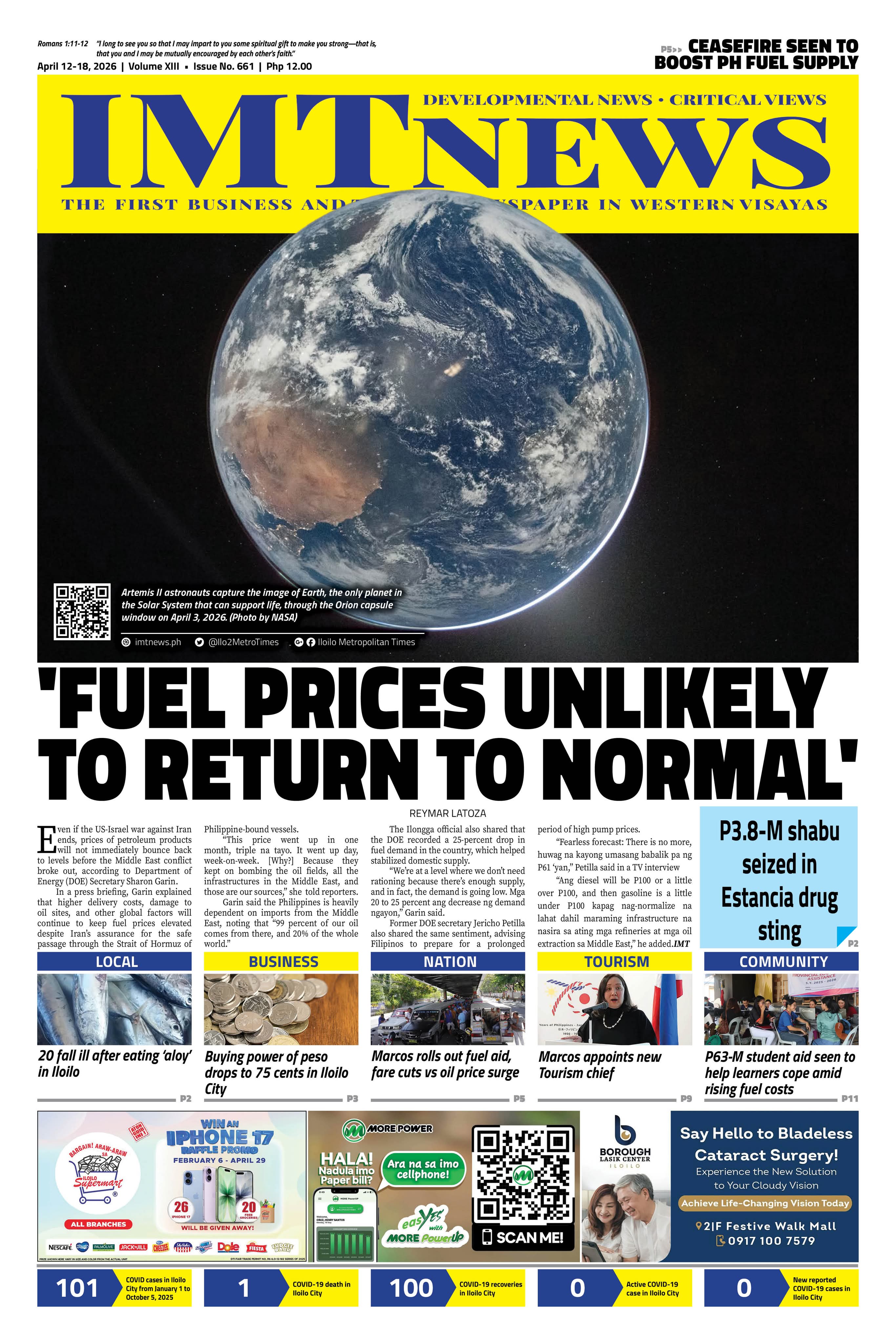 THIS WEEK'S FRONT PAGE (APRIL 12-18, 2026)