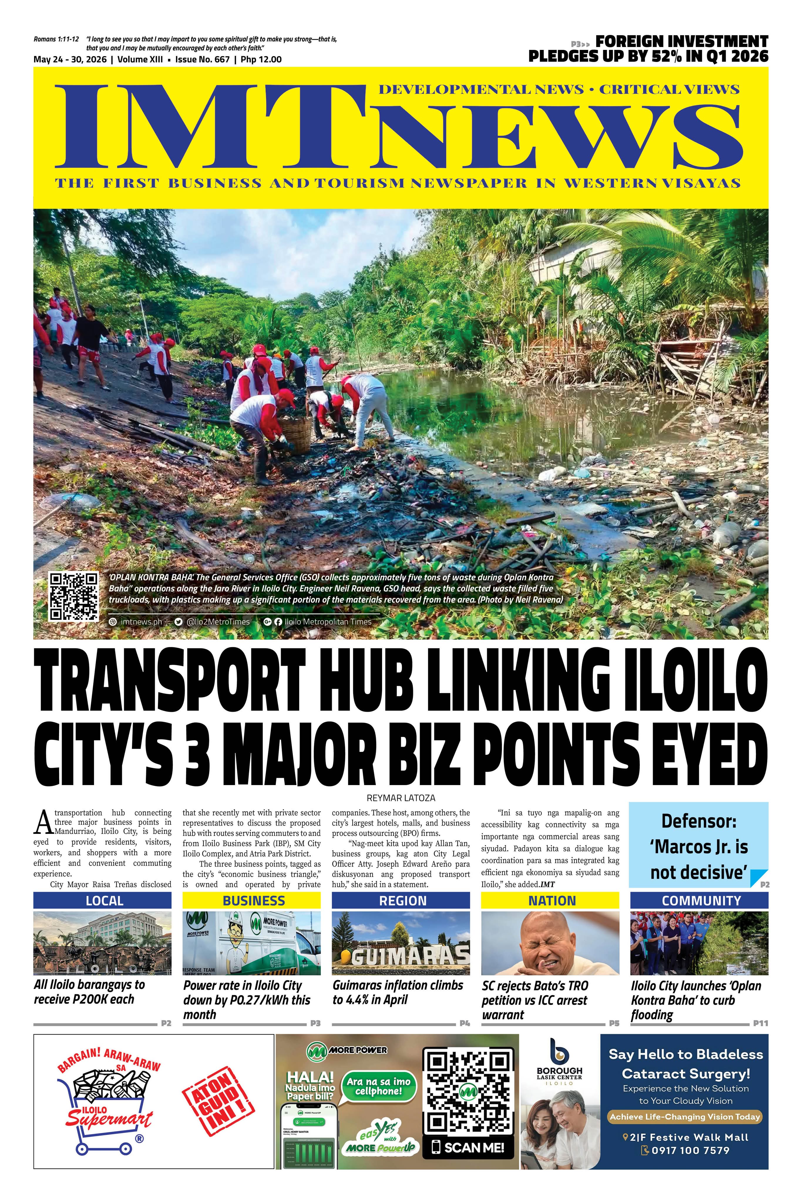 THIS WEEK'S FRONT PAGE (May 24-30, 2026)
