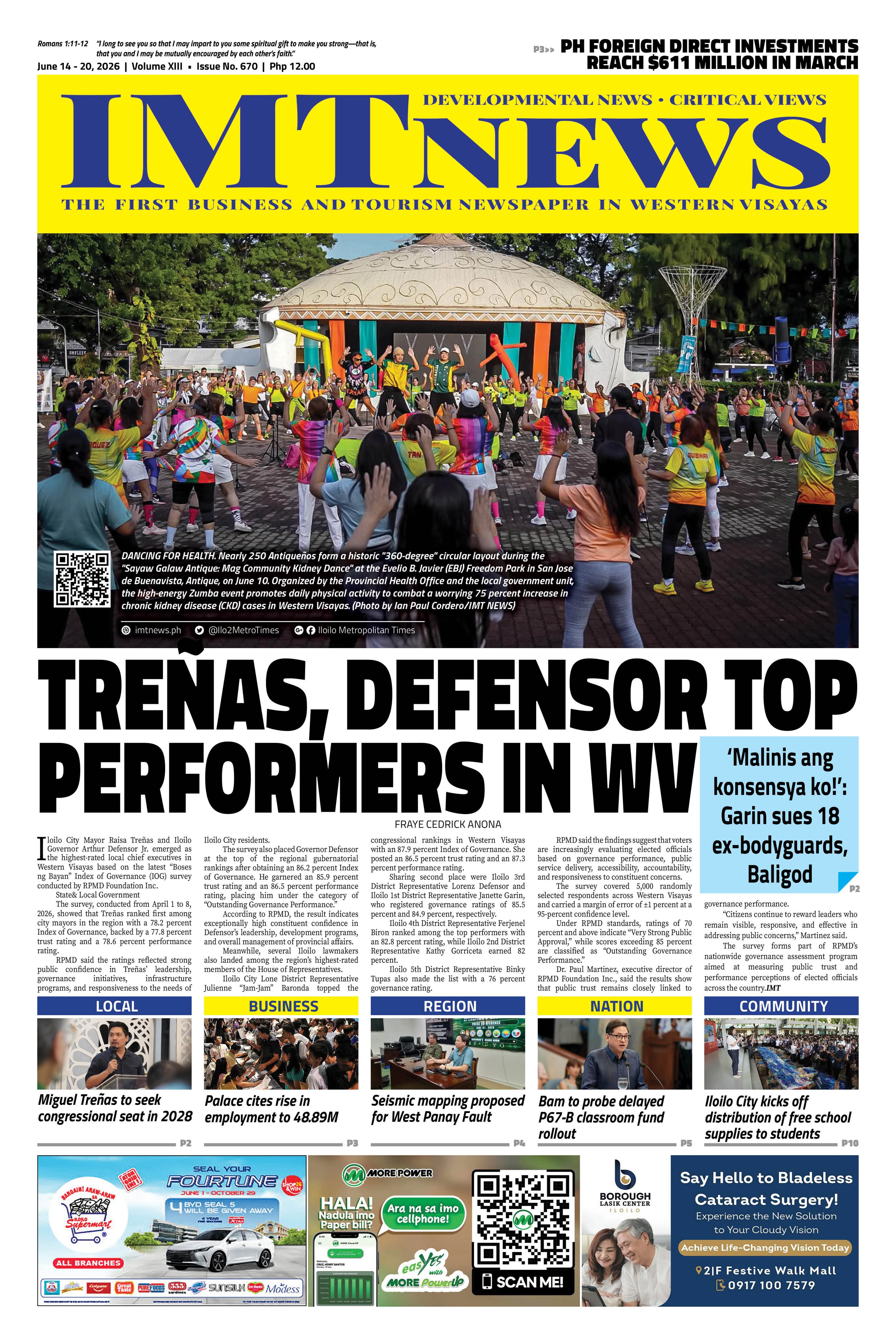 THIS WEEK'S FRONT PAGE (June 14-20, 2026)