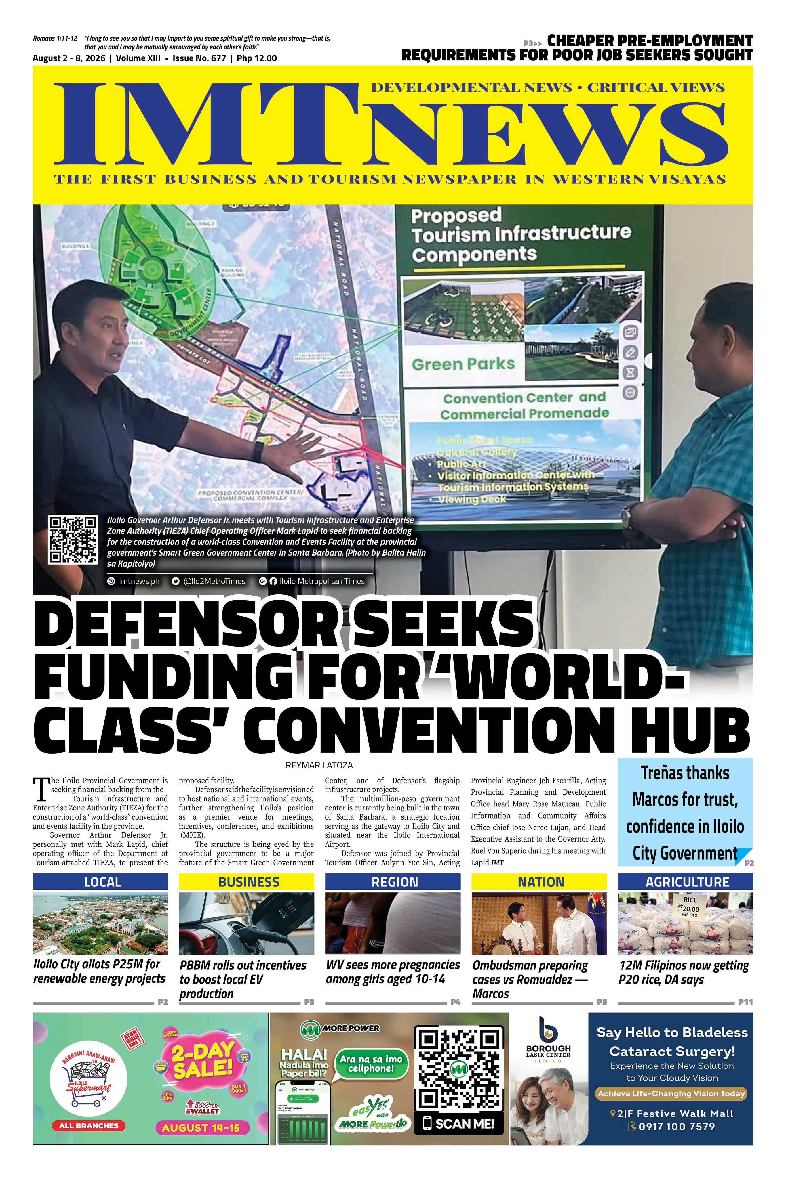 THIS WEEK'S FRONT PAGE (August 2-8, 2026)
