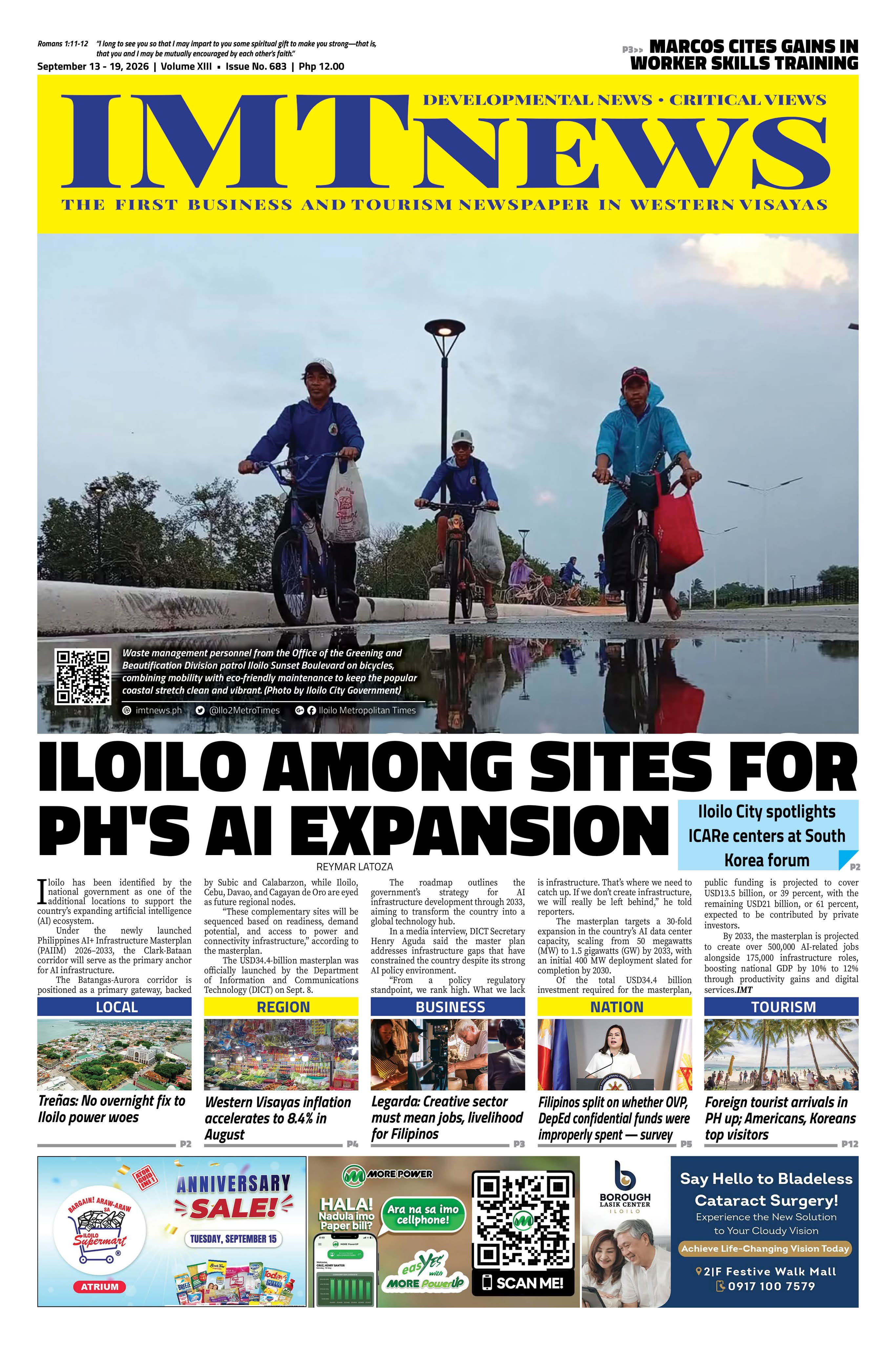THIS WEEK'S FRONT PAGE (September 13-19, 2026)