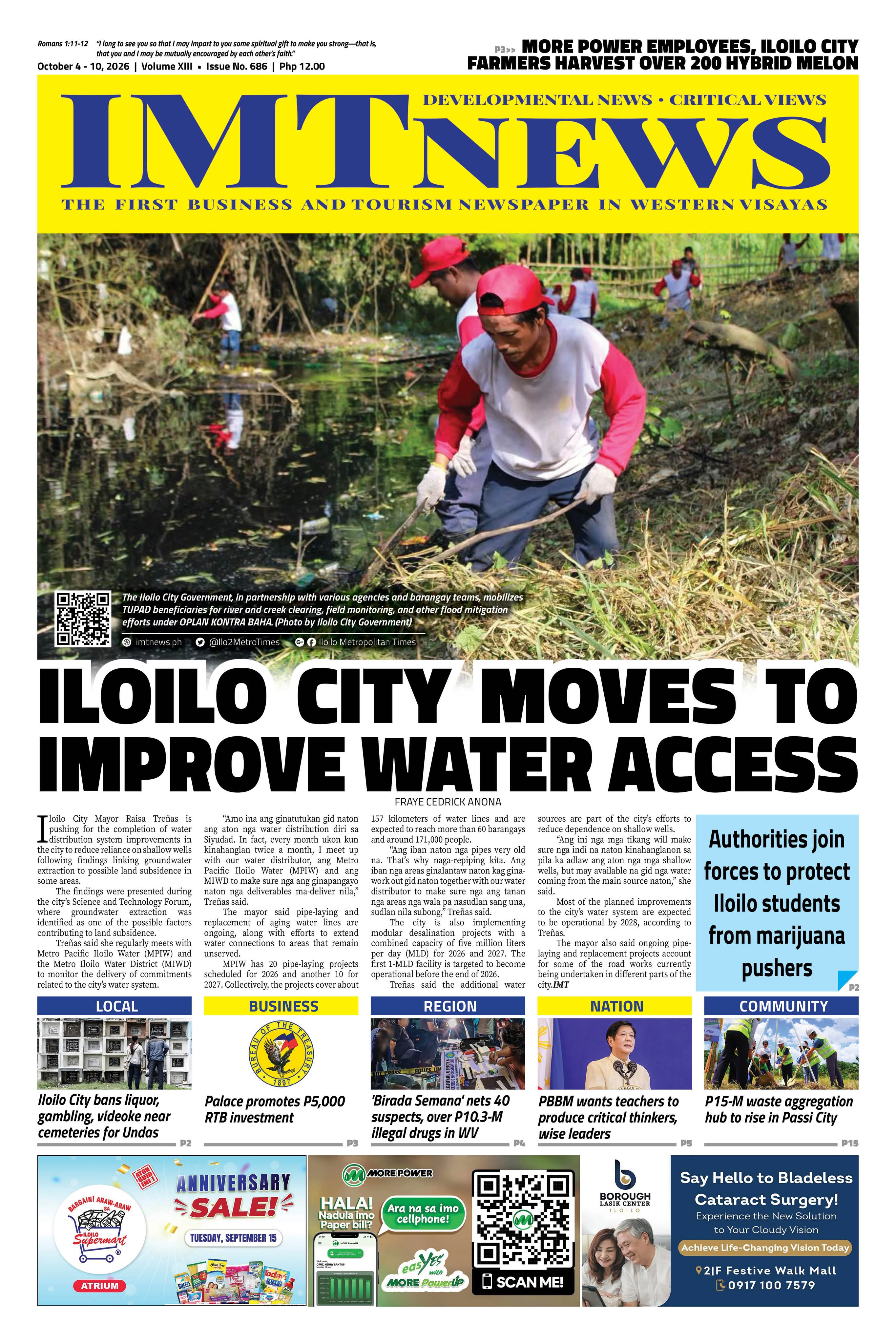 THIS WEEK'S FRONT PAGE (October 4-10, 2026)