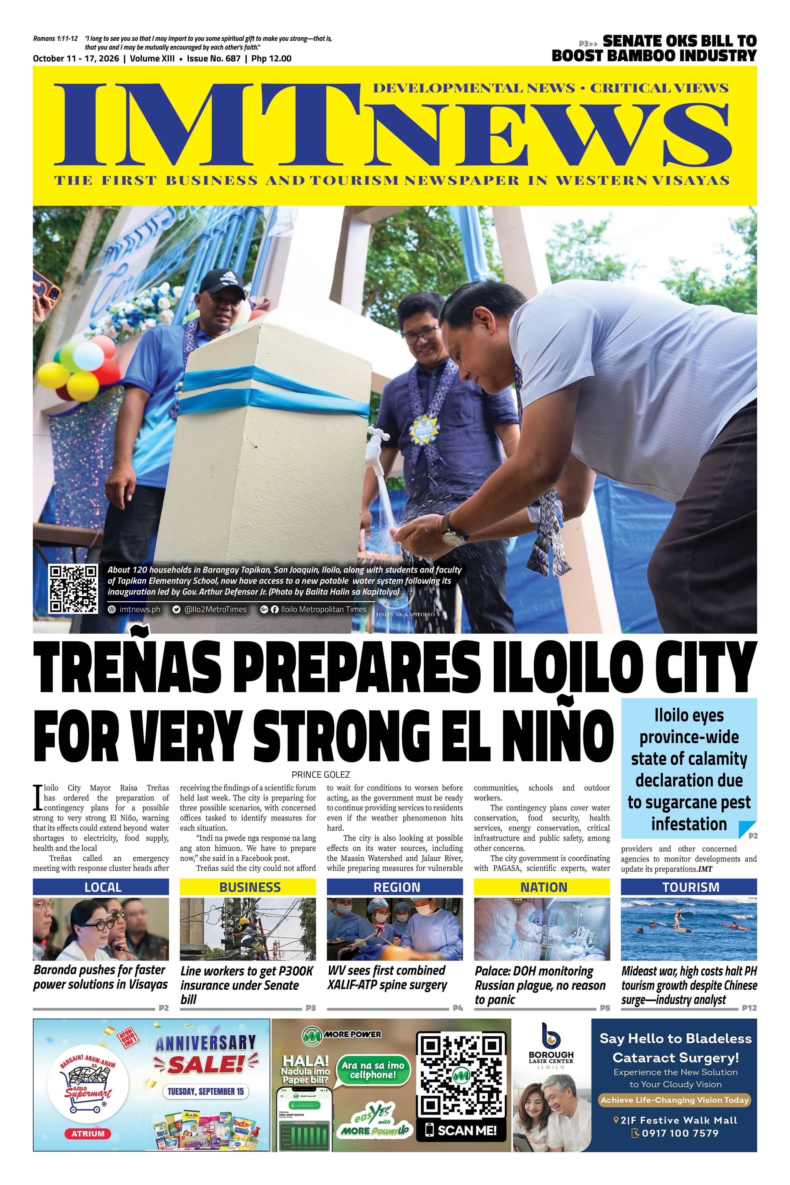 THIS WEEK'S FRONT PAGE (October 11-17, 2026)